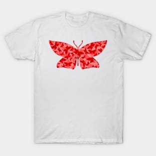 Veil of Butterflies, Red T-Shirt